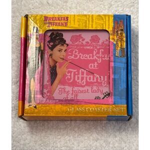 Breakfast at Tiffany’s Audrey Hepburn Coasters/Collectable Set Of 4